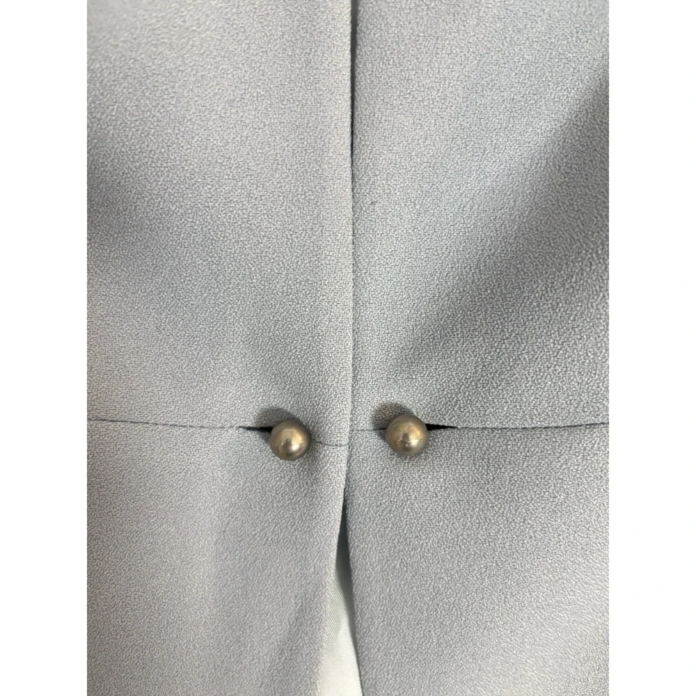C Comma Vintage Gray Blue Dress Suit 42/44 Made Buenos Aires Classy Rare